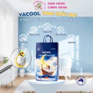 Tã/Bỉm Quần/dán Yacool Roumeng Lightyear siêu thấm xuyên đêm, tinh chất bơ chống hăm-đủ size