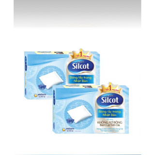Combo bông tẩy trang Silcot siêu mềm không sơ bông