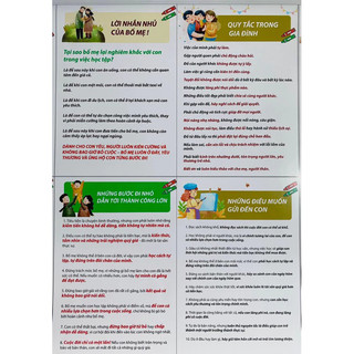 Bộ 10 Tranh: Quy tắc Ứng Xử Và Quy tắc Học Tập Cho Bé( Bộ 10 tờ)