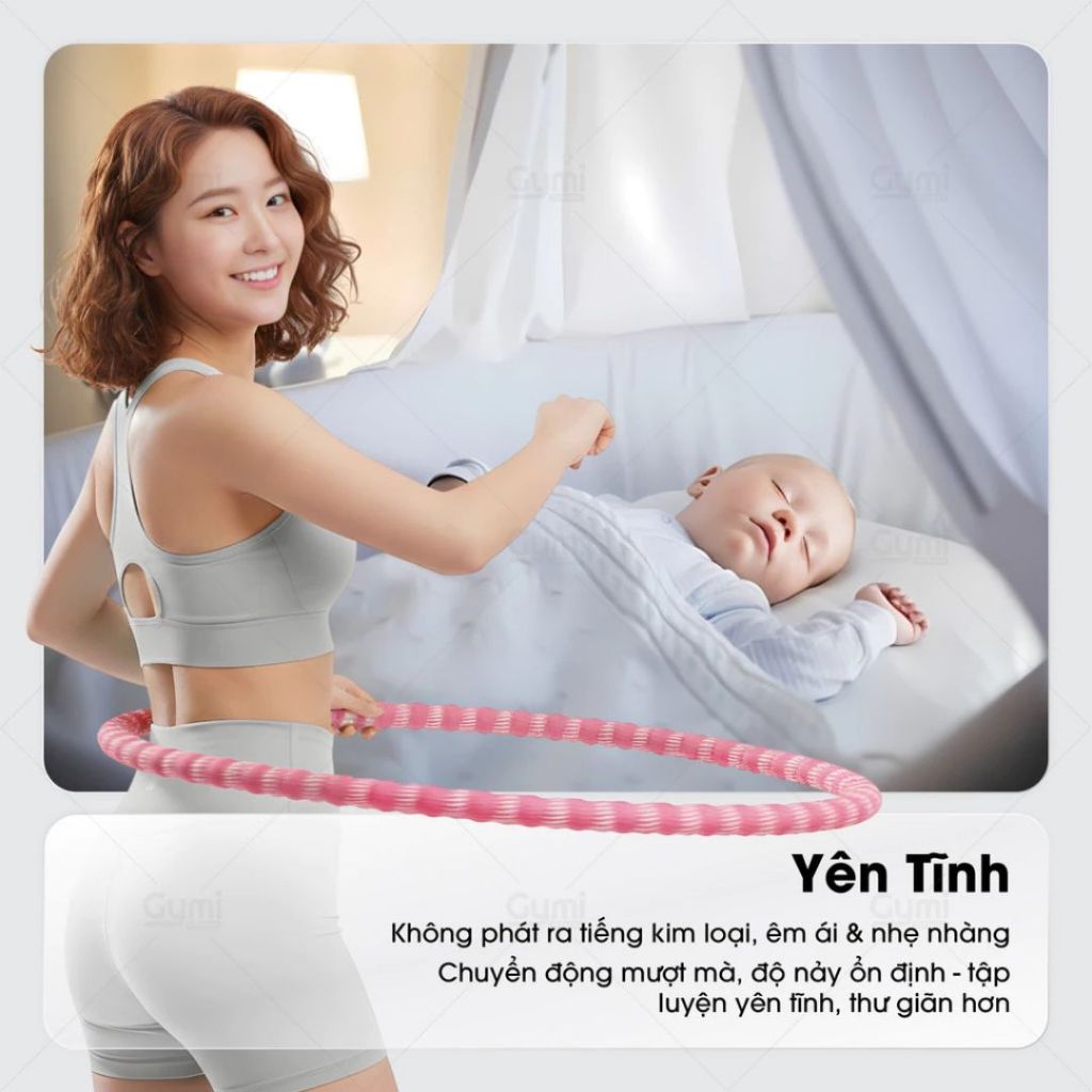 Vòng Lắc Eo Lò Xo ALOHOME Dụng Cụ Vận Động Tại Nhà, Vòng Lắc Eo Tập Luyện Tiện Dụng
