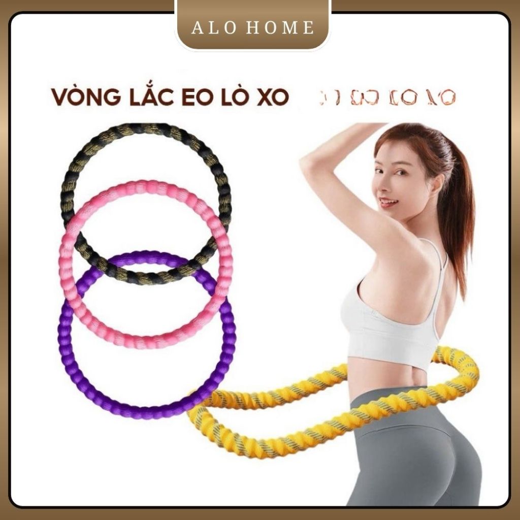 Vòng Lắc Eo Lò Xo ALOHOME Dụng Cụ Vận Động Tại Nhà, Vòng Lắc Eo Tập Luyện Tiện Dụng