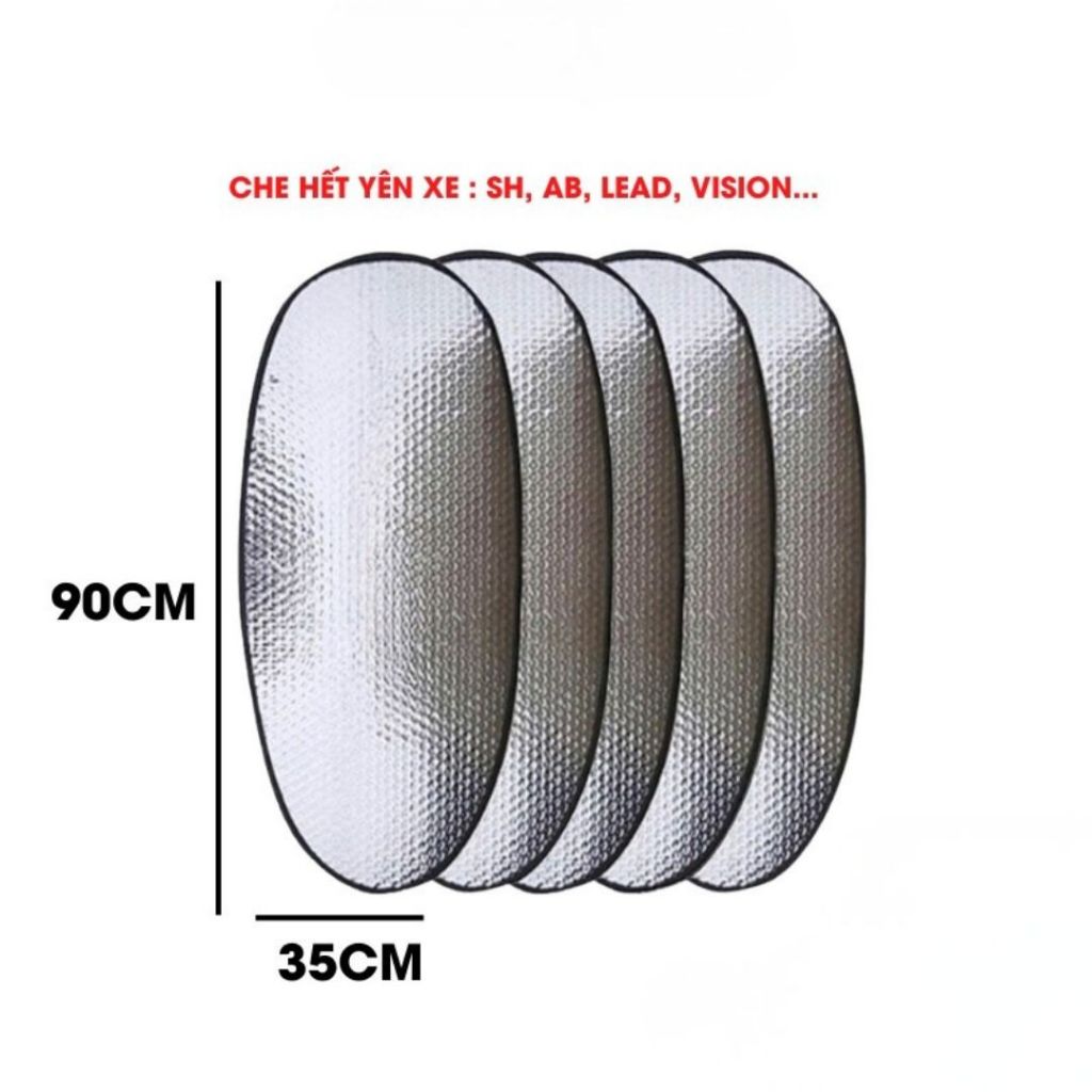 Tấm Che Nắng Yên Xe Máy ALOHOME Chống Nóng Yên Xe, Tấm Phủ Yên Xe Máy Cách Nhiệt Tiện Dụng