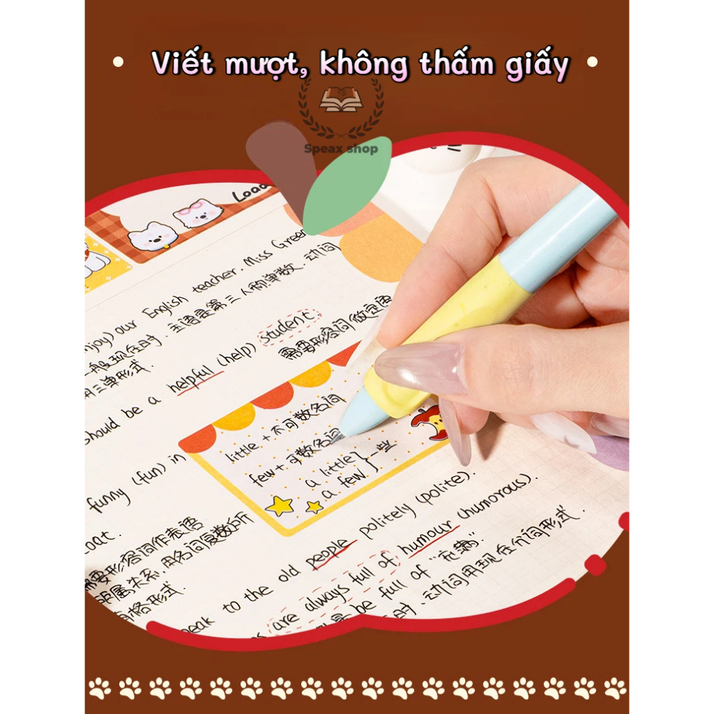 Giấy note kéo rút dán toàn mặt 128 tờ/hộp Sticky note tiện lợi, dễ xé, bám dính chắc, hình hoạt hình