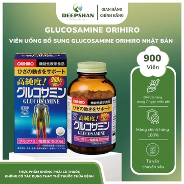 [HÀNG CHÍNH HÃNG] Viên uống bổ sung Glucosamine ORIHIRO Nhật Bản giảm đau xương khớp 360 - 900 - 950 Viên