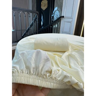 Bộ ga gối thun lạnh Ceeling màu sắc basic M2T BEDDING - bộ gồm 1 ga giường và 2 vỏ gối nằm, mềm, mịn, mát