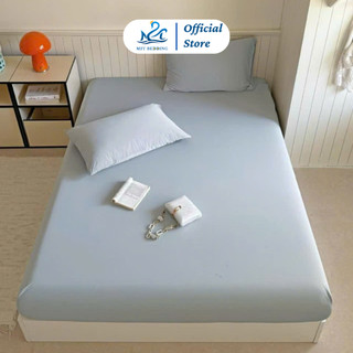 Bộ ga gối thun lạnh Ceeling màu sắc basic M2T BEDDING - bộ gồm 1 ga giường và 2 vỏ gối nằm, mềm, mịn, mát