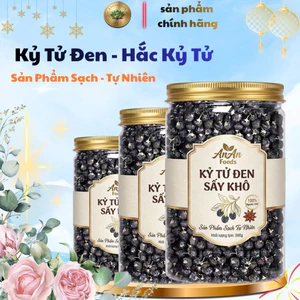 Hắc kỳ tử [ kỳ tử đen ] loại một dùng pha nước pha trà làm trà thảo mộc uống thanh lọc cơ thể tốt cho sức khoẻ