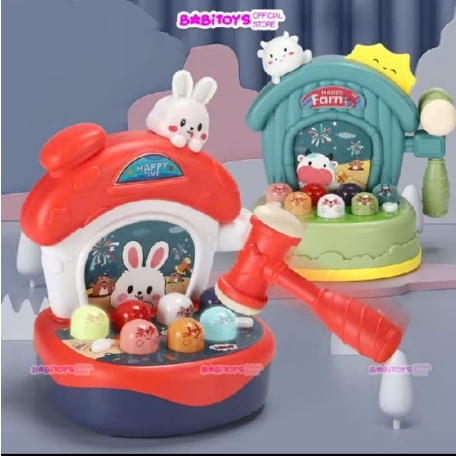 (Shop Bán Giá Sỉ) Đồ Chơi Đập Chuột Có Nhạc Có Đèn Cho Trẻ Từ 1 Tuổi