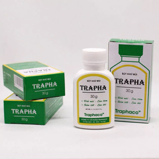Trapha - Giúp khử mùi, làm thơm, ngăn ngừa các tác nhân gây mùi hôi nách, hôi chân, giảm tiết mồ hôi ở chân và nách