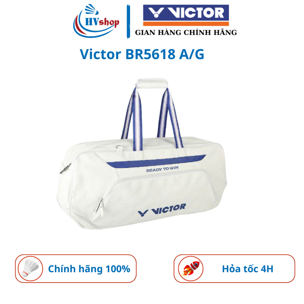 Bao vợt cầu lông Victor BR5618, BR5620, BR5642 chính hãng, 03 ngăn đựng đồ, ngăn đựng vợt chống sốc - HVShop
