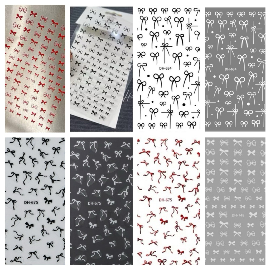 Các mã sticker dán nail siêu xinh siêu hot ạ