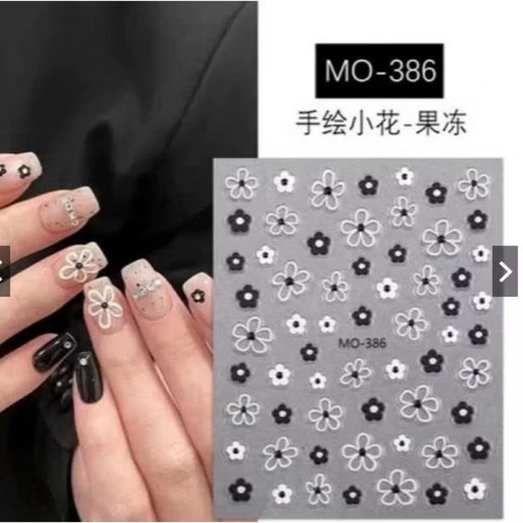 sticker nail mã hoa sẵn ship ạ