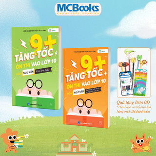 Sách - Combo Tăng Tốc 9+ Ôn Thi Vào Lớp 10 Môn Ngữ Văn : Đọc hiểu và Nghị Luận Xã Hội – Nghị Luận Văn Học