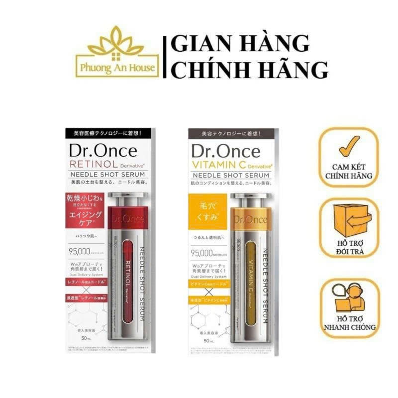 Tinh Chất Vi Kim Tái Tạo Và Căng Bóng Da DR.ONCE NEEDLE SHOT SERUM 50ML - Phương An House