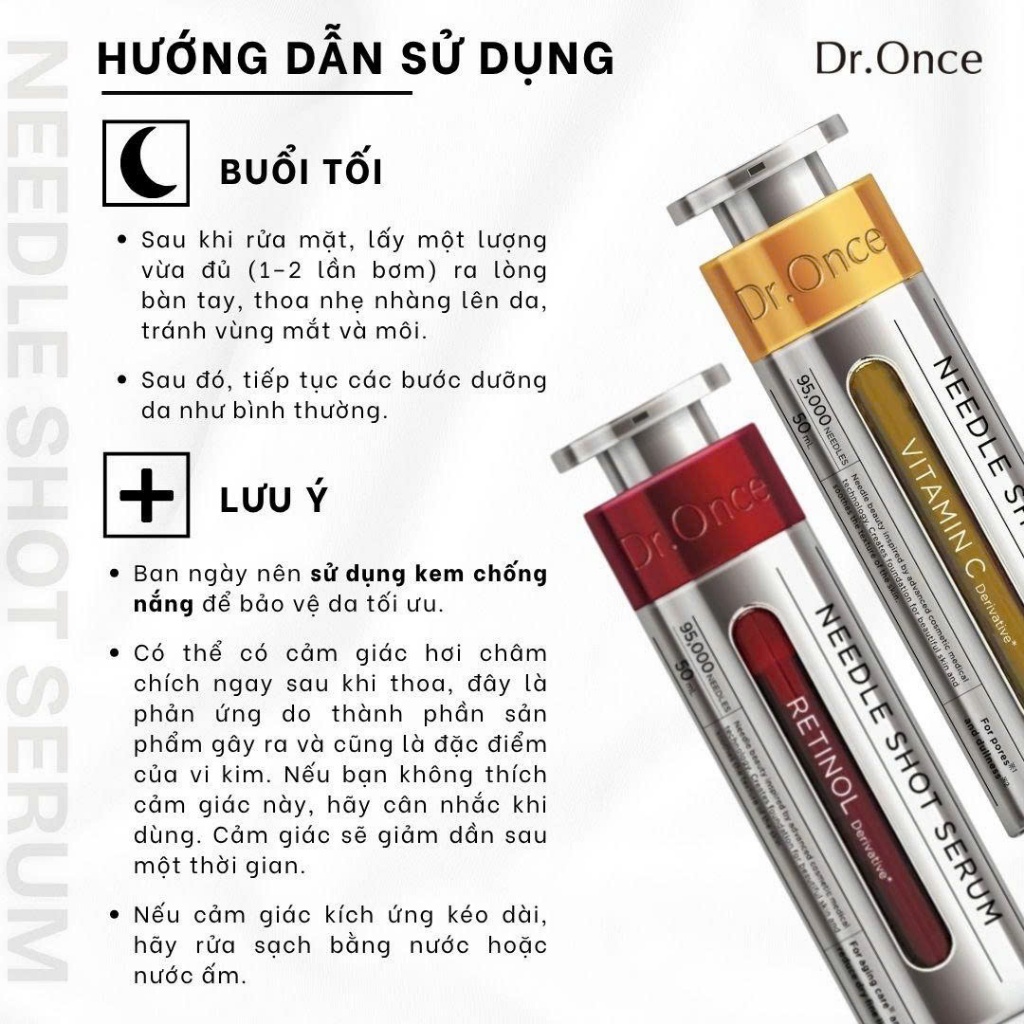 Tinh Chất Vi Kim Tái Tạo Và Căng Bóng Da DR.ONCE NEEDLE SHOT SERUM 50ML - Phương An House