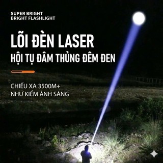🔥 ĐÈN PIN MINI THẾ HỆ MỚI – SIÊU SÁNG, CHIẾU XA 3500M 🔥