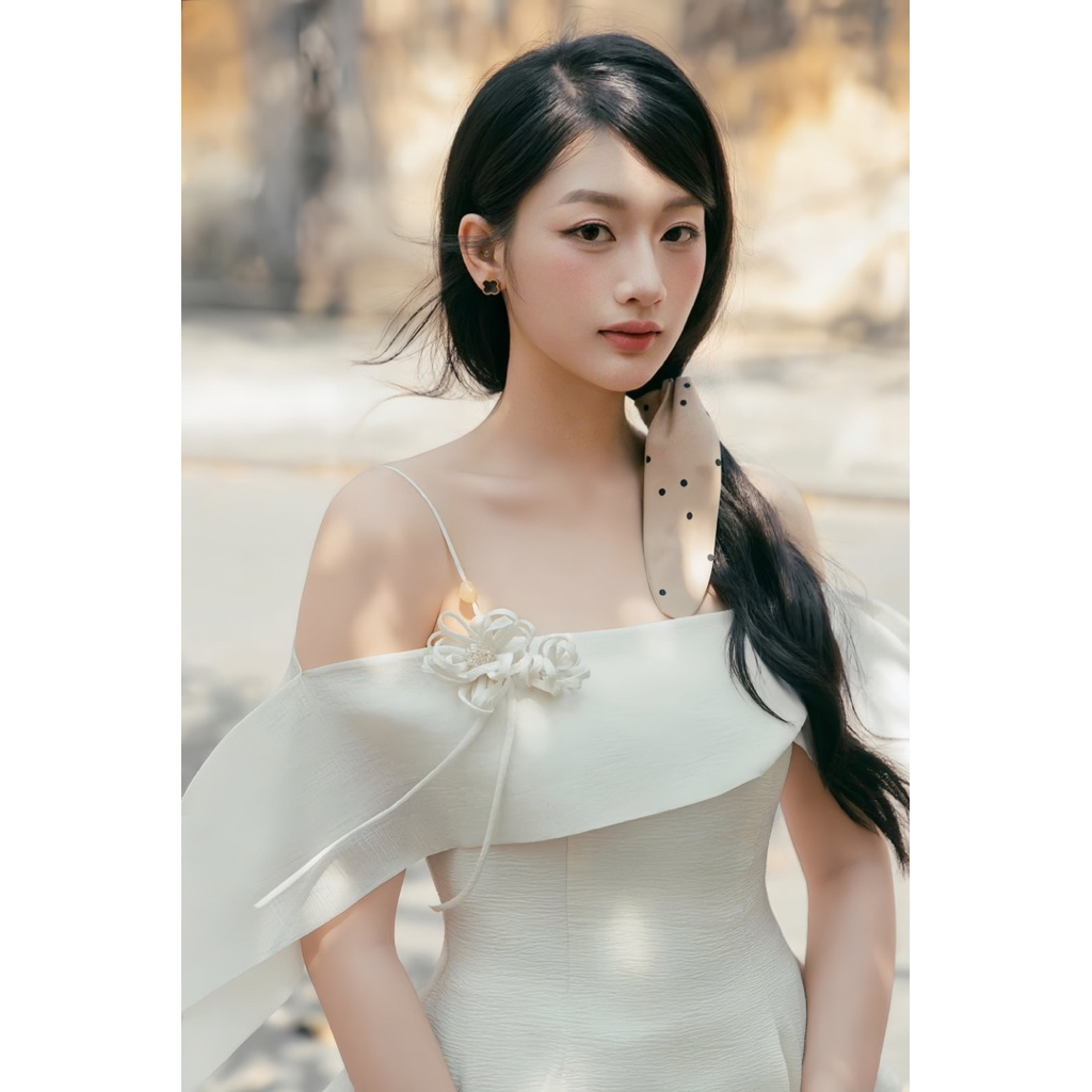 LASY Thời Trang Nữ| Set Áo Váy 2 Dây Vạt Dài Cách Điệu Chân Váy Xoè - Thiết Kế Nữ Tính Chuẩn Form