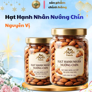 Hạt hạnh nhân rang chín ăn tốt cho sức khoẻ hàng dale mới hạt to đều túi 250g 500g
