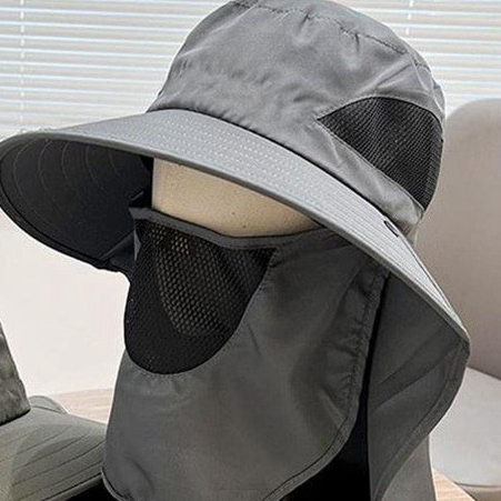 Mũ Bảo Vệ Mặt và Cổ Ngoài Trời Mũ Chống Nắng CHống TIa UV mùa hè có thể tháo rời athien