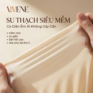 Quần lót nữ su không lộ viền tàng hình Vanvene, quần lót hộp mini mềm mát mịn kháng khuẩn Freesize