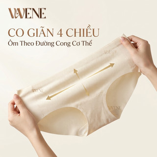 Quần lót nữ su không lộ viền tàng hình Vanvene, quần lót hộp mini mềm mát mịn kháng khuẩn Freesize