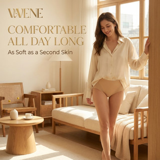 Quần lót nữ su không lộ viền tàng hình Vanvene, quần lót hộp mini mềm mát mịn kháng khuẩn Freesize