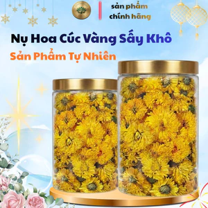 Hoa cúc vàng sấy khô hàng loại một không chất bảo quản dùng làm trà túi 100g 250g tiện lợi