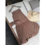 Set váy maxi đi biển màu nâu tây sang chảnh, Set áo croptop trễ vai xoắn ngực kèm chân váy dài xoè cạp cao tôn dáng