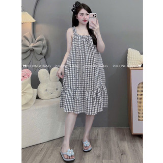 VÁY BẦU ĐŨI HÀN HAI DÂY BẢN TO BO CHUN - Nhiều Màu
