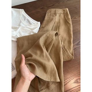 𝗦𝘂𝗺𝗲 𝗣𝗮𝗻𝘁𝘀 - |LYLINEN| - Quần xuông Linen cạp cao