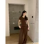 SET THUN NỮ BASIC ÁO ÔM BODY QUẦN SUÔNG DÀI FREESIZE Co Giãn Phong Cách Hàn Quốc, đi làm đi chơi - HuyenChang Boutique