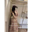 Đầm 2 dây maxi ZMM xoắn ngực hoa văn kèm belt