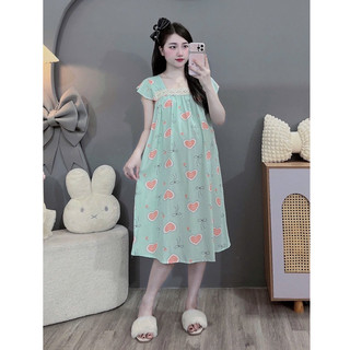 VÁY BẦU CÁNH TIÊN LANH CỔ REN NGANG - nhiều Màu NEWW