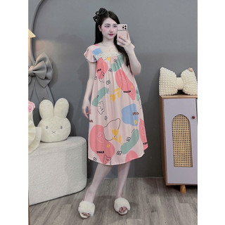 VÁY BẦU CÁNH TIÊN LANH CỔ REN NGANG - nhiều Màu NEWW
