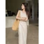 𝗧𝗵𝗲𝗿 -Đầm Linen lệch vai