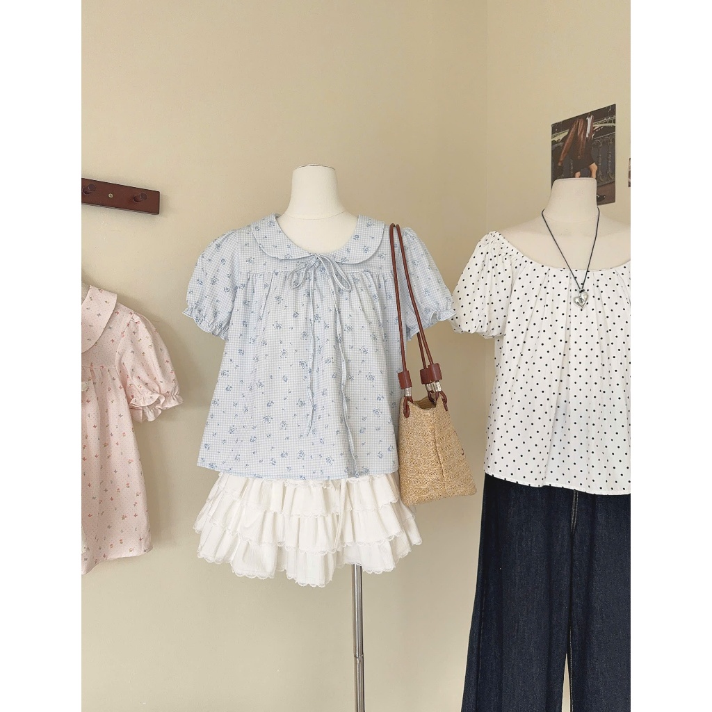 Áo babydoll hoa nhí 6400 A209