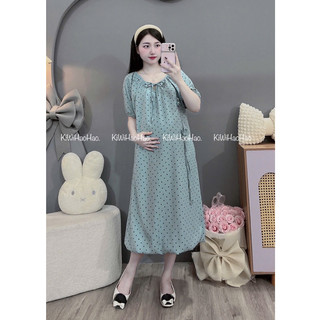 VÁY BẦU CỘC TAY ĐŨI BI HOA DÂY - 6 Màu