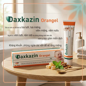 Daxkazin Orangel kem bôi miệng, họng | Tuýp 20g