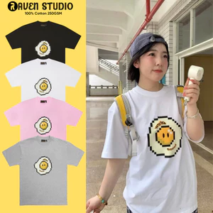 Áo Thun Drew EGG Pixel Hot 2026 Premium 100% Cotton 250GSM