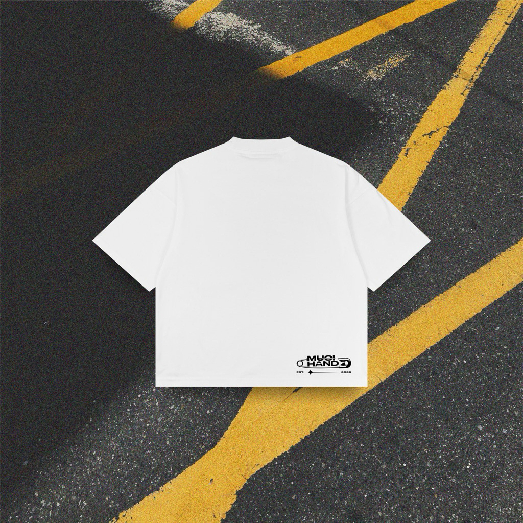 Áo Thun Form Big Boxy Cotton 100% - 270gsm - "GUN" - Local Brand MUOIHAND