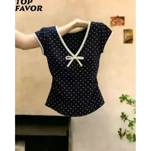 Áo chấm bi hot tren ( hàng qc)