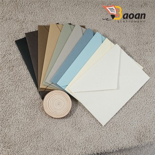 [Có sẵn] Bao thư giấy mỹ thuật cao cấp A5 A6 - giấy với nhiều chất vân khác nhau, định lượng 120gsm