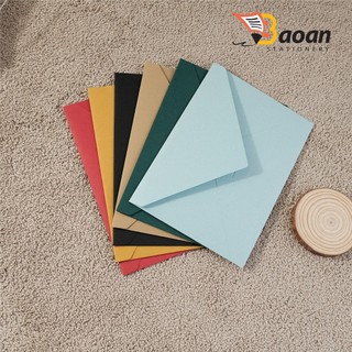 [Có sẵn] Bao thư giấy mỹ thuật cao cấp A5 A6 - giấy với nhiều chất vân khác nhau, định lượng 120gsm