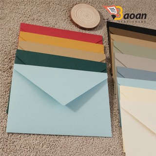 [Có sẵn] Bao thư giấy mỹ thuật cao cấp A5 A6 - giấy với nhiều chất vân khác nhau, định lượng 120gsm