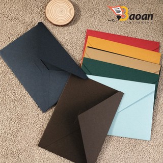[Có sẵn] Bao thư giấy mỹ thuật cao cấp A5 A6 - giấy với nhiều chất vân khác nhau, định lượng 120gsm