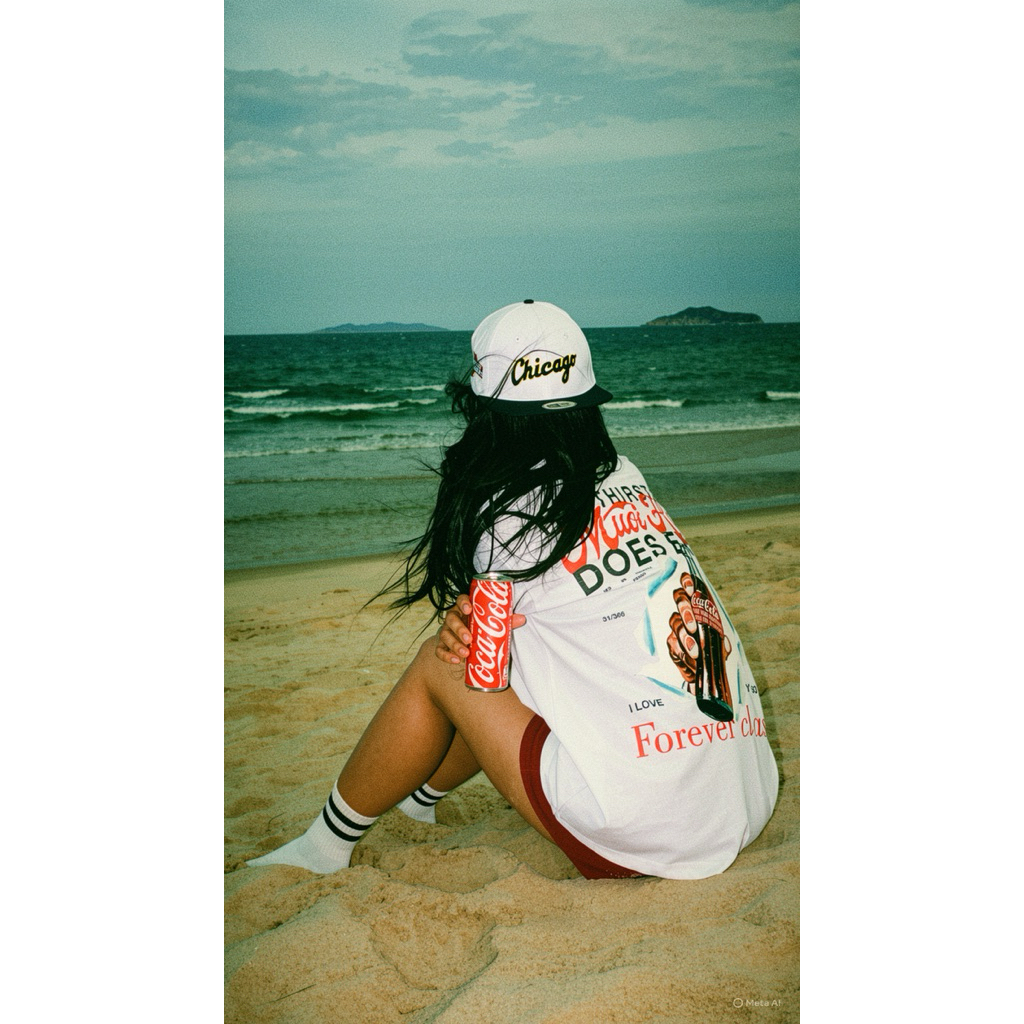 Áo Thun Form Oversize Cotton 100% - 250gsm - "COLA" -  Local Brand MUOIHAND