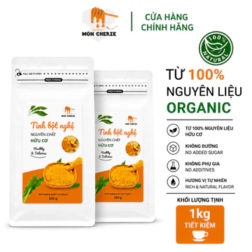 [1kg] Tinh Bột Nghệ Nguyên Chất 100% - Tinh Bột Nghệ Loại Cao Cấp Từ Củ Nghệ Đỏ Giàu Dinh Dưỡng