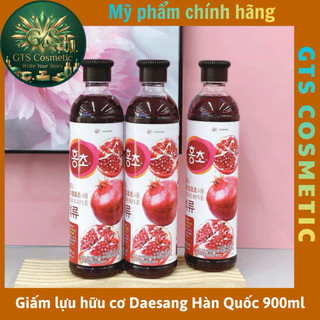 Giấm lựu DAESANG hữu cơ Hàn Quốc, hỗ trợ giảm cân, làm đẹp da 900ml