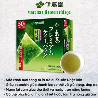 Trà xanh Matcha Uji Itoen túi lọc Nhật Bản, 36g, bao gồm 20-50 gói tiện lợi, hương vị tuyệt vời M68