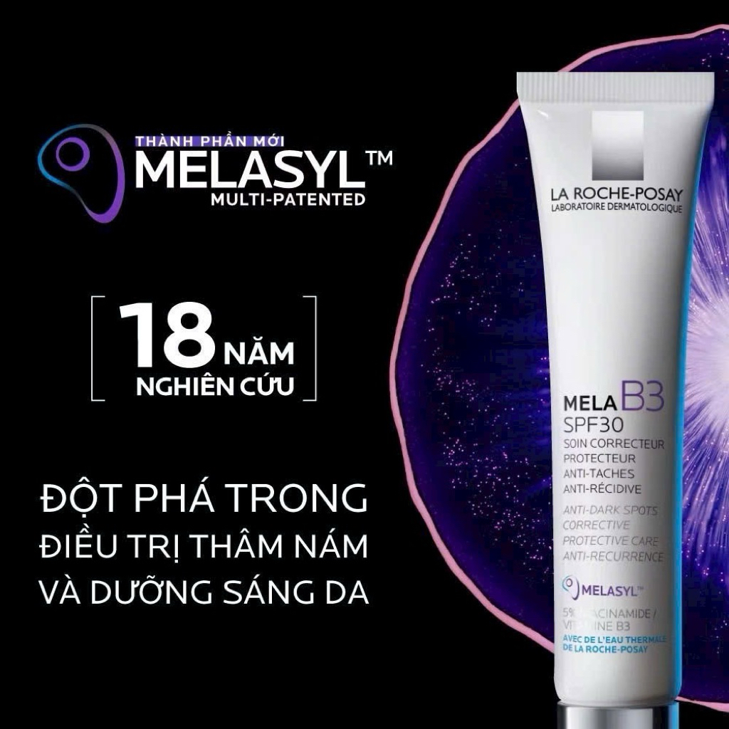 Kem Dưỡng La Roche-Posay Mela B3 SPF30 – Hỗ Trợ Mờ Thâm Nám, Đốm Nâu, Dưỡng Sáng Da